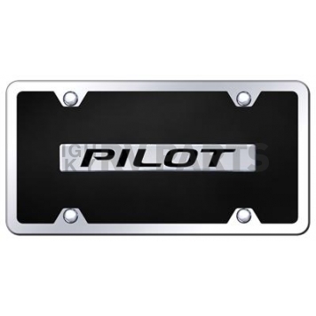 Automotive Gold License Plate - Pilot Acrylic - BPILCBK