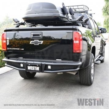 Westin Automotive Bumper Outlaw 1-Piece Design Steel Black - 5881055-2