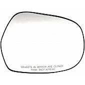 Help! By Dorman Exterior Mirror Glass Rectangular Power Single - 56416