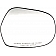 Help! By Dorman Exterior Mirror Glass Rectangular Power Single - 56416