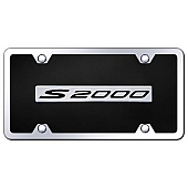 Automotive Gold License Plate - S2000 Acrylic - BS20CBK