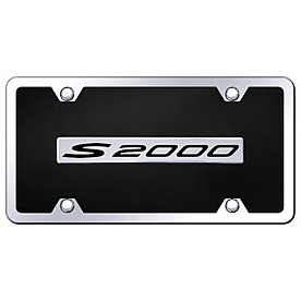 Automotive Gold License Plate - S2000 Acrylic - BS20CBK