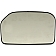 Help! By Dorman Exterior Mirror Glass Rectangular Power Single - 56425