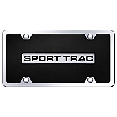 Automotive Gold License Plate - Sport Trac Acrylic - BSPTCBK