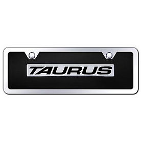 Automotive Gold License Plate - Taurus Acrylic - BTAUCBMK