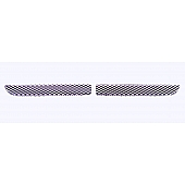 Street Scene Bumper Grille Insert Mesh Chrome Plated Silver Steel - 95078509