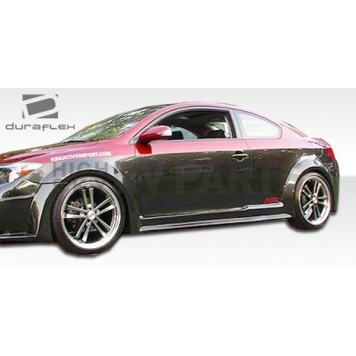 Extreme Dimensions Side Skirt - Primered Fiberglass Reinforced Plastic Black Set of 2 - 103042-3