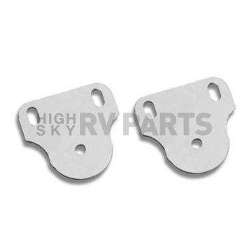 Warrior Products Windshield Bracket - Aluminum Silver Set Of 2 - 1530PA