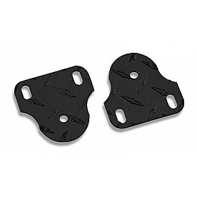 Warrior Products Windshield Bracket - Aluminum Black Set Of 2 - 1530PC