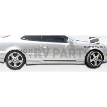 Extreme Dimensions Side Skirt - Primered Fiberglass Reinforced Plastic Black Set of 2 - 103046-1
