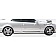 Extreme Dimensions Side Skirt - Primered Fiberglass Reinforced Plastic Black Set of 2 - 103046