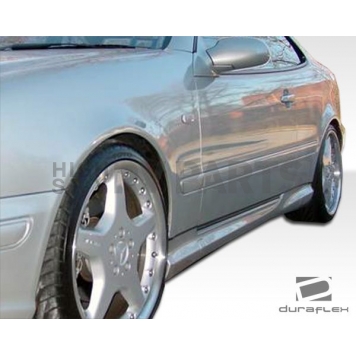 Extreme Dimensions Side Skirt - Primered Fiberglass Reinforced Plastic Black Set of 2 - 103046-6