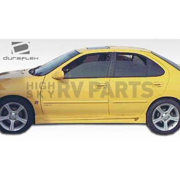Extreme Dimensions Side Skirt - Primered Fiberglass Reinforced Plastic Black Set of 2 - 100154-1