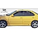 Extreme Dimensions Side Skirt - Primered Fiberglass Reinforced Plastic Black Set of 2 - 100154
