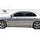 Extreme Dimensions Side Skirt - Primered Fiberglass Reinforced Plastic Black Set of 2 - 100154