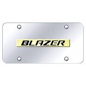 Automotive Gold License Plate - Blazer Stainless Steel - BLZNGC