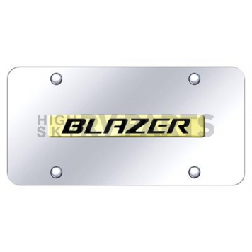 Automotive Gold License Plate - Blazer Stainless Steel - BLZNGC