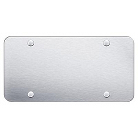 Automotive Gold License Plate - Brushed Stainless Steel - BNKFS