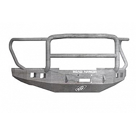 Road Armor Bumper Stealth Lonestar 1-Piece Design Steel Natural - 61745Z