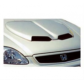 JSP Automotive Hood Scoop - Bare Fiberglass Primered - P3001