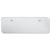 Automotive Gold License Plate - Mini Brushed Stainless Steel - BNKMS