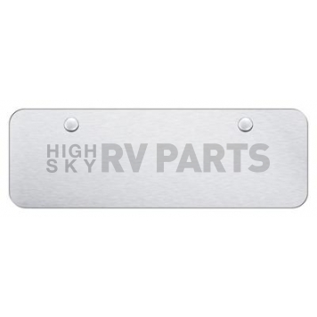 Automotive Gold License Plate - Mini Brushed Stainless Steel - BNKMS