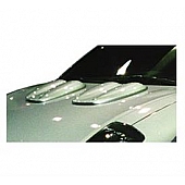 JSP Automotive Hood Scoop - Bare Fiberglass Primered - P3002