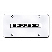 Automotive Gold License Plate - Borrego Stainless Steel - BORNCC