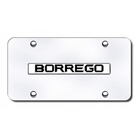 Automotive Gold License Plate - Borrego Stainless Steel - BORNCC