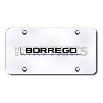 Automotive Gold License Plate - Borrego Stainless Steel - BORNCC