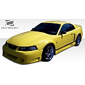Extreme Dimensions Side Skirt - Primered Fiberglass Reinforced Plastic Black Set of 2 - 104839
