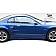 Extreme Dimensions Side Skirt - Primered Fiberglass Reinforced Plastic Black Set of 2 - 104839