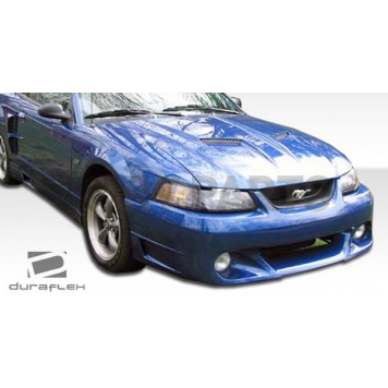 Extreme Dimensions Side Skirt - Primered Fiberglass Reinforced Plastic Black Set of 2 - 104839-6