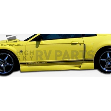 Extreme Dimensions Side Skirt - Primered Fiberglass Reinforced Plastic Black Set of 2 - 104839-7