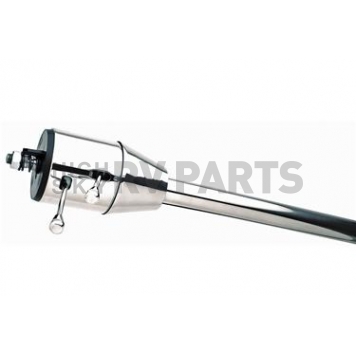 Flaming River Steering Column Bell Style 33 Inch Silver Stainless Steel - FR2000VTSS