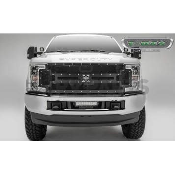 T-Rex Truck Products Grille Insert - Mesh Rectangular Black Powder Coated Steel - 6715371-1