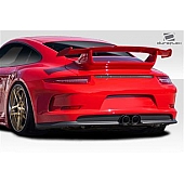 Extreme Dimensions Bumper 1-Piece Design Black Fiberglass - 113578