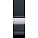 Cowles Products Side Molding - Black And Silver PVC Plastic Chrome Plated - 38736