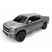 N-Fab Nerf Bar - Truck Wheel to Wheel Black Matte Textured Powder Coated Steel Round - F17110QCTX