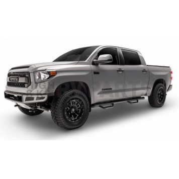 N-Fab Nerf Bar - Truck Wheel to Wheel Black Matte Textured Powder Coated Steel Round - F17110QCTX-2