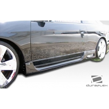 Extreme Dimensions Side Skirt - Primered Fiberglass Reinforced Plastic Black Set of 2 - 100233-1