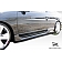 Extreme Dimensions Side Skirt - Primered Fiberglass Reinforced Plastic Black Set of 2 - 100233