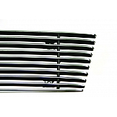 Carriage Works Grille Insert - Horizontal Bar Polished Aluminum - 40952