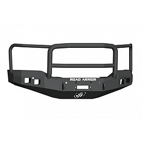 Road Armor Bumper Stealth Lonestar 1-Piece Design Steel Black - 2161F5B