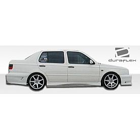 Extreme Dimensions Side Skirt - Primered Fiberglass Reinforced Plastic Black Set of 2 - 101360