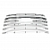 Paramount Automotive Grille Insert - Polished Aluminum Horizontal Bar - 380310