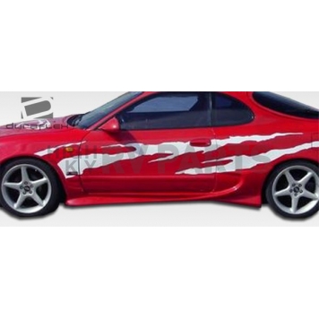 Extreme Dimensions Side Skirt - Primered Fiberglass Reinforced Plastic Black Set of 2 - 100994-3