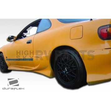 Extreme Dimensions Side Skirt - Primered Fiberglass Reinforced Plastic Black Set of 2 - 100994-4