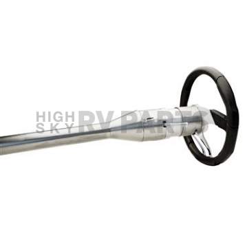 Flaming River Steering Column Bell Style 30 Inch Silver Stainless Steel - FR30007