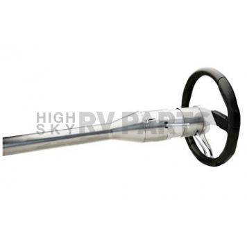 Flaming River Steering Column Bell Style 30 Inch Silver Stainless Steel - FR30007BK
